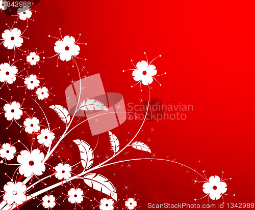 Image of Abstract floral background