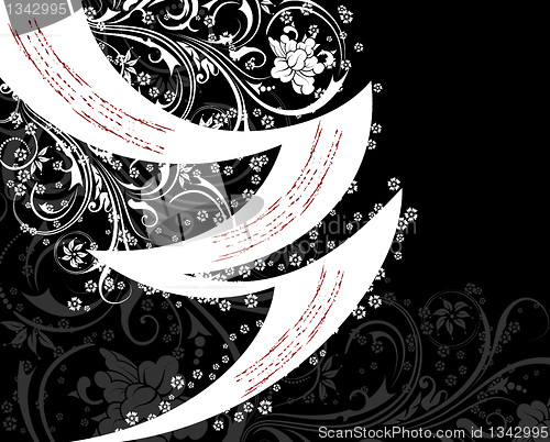 Image of Abstract floral background