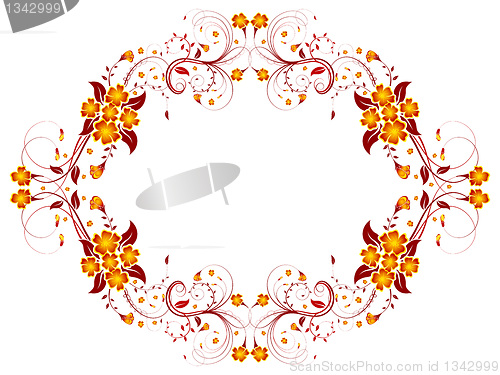 Image of Floral frame