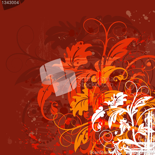 Image of Abstract floral chaos