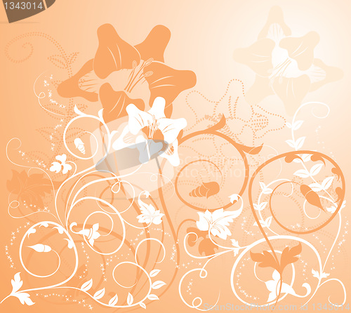 Image of Background flower, elements for design