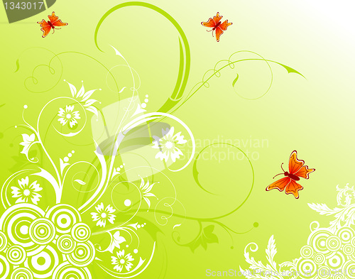 Image of Abstract floral chaos