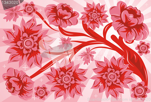 Image of Background flower