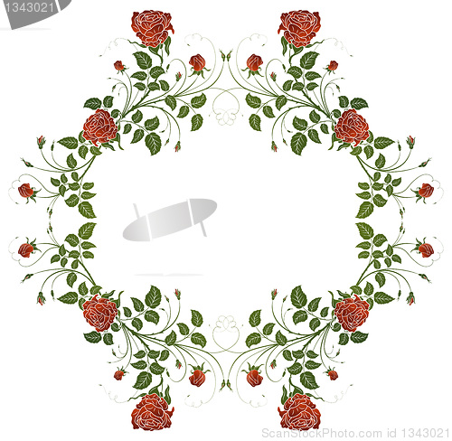 Image of Floral frame