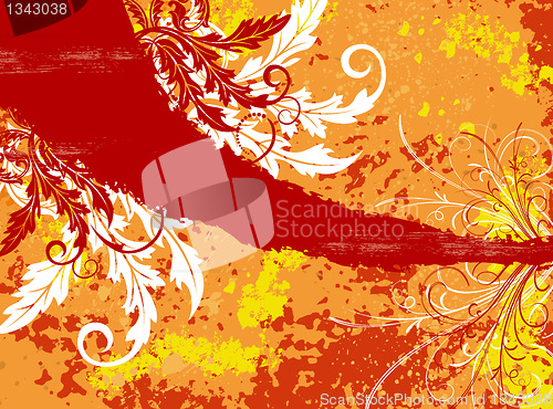 Image of Abstract floral chaos