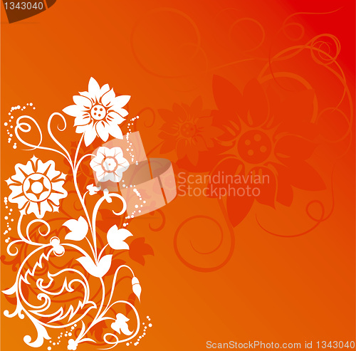 Image of Background flower, elements for design