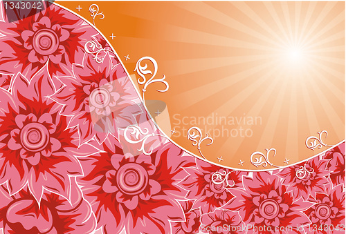 Image of Background flower
