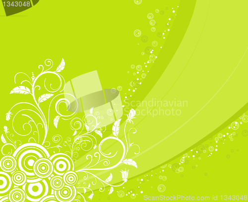 Image of Abstract floral background