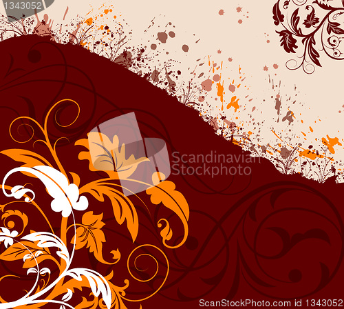 Image of Abstract floral chaos