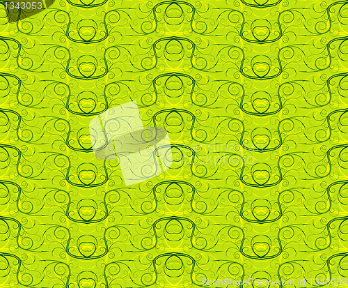 Image of Floral seamless pattern, vector