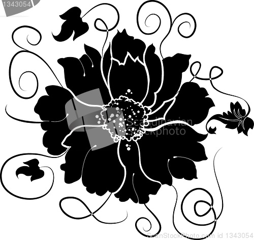 Image of Element for design, flower, illustration