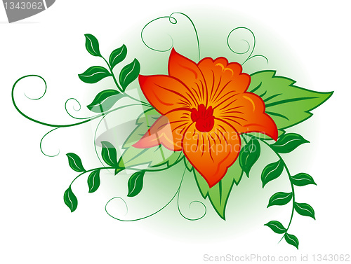 Image of Background flower, elements for design, illustration