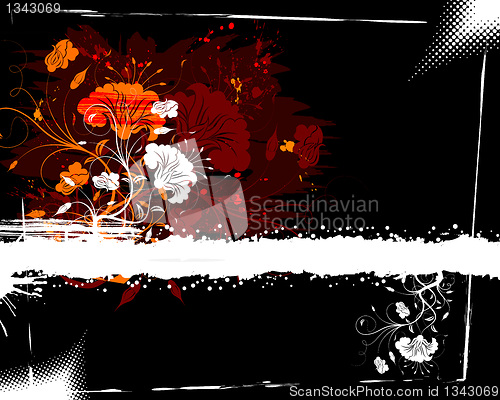 Image of Abstract floral chaos