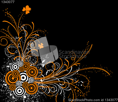 Image of Abstract floral chaos