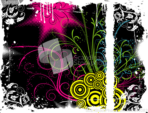 Image of Abstract floral chaos