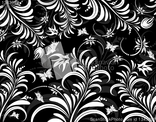 Image of Abstract floral pattern