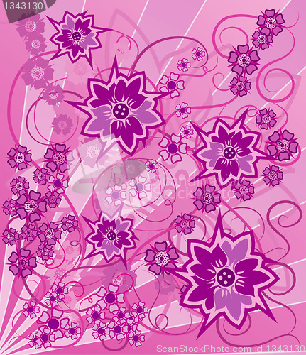 Image of Background flower, elements for design