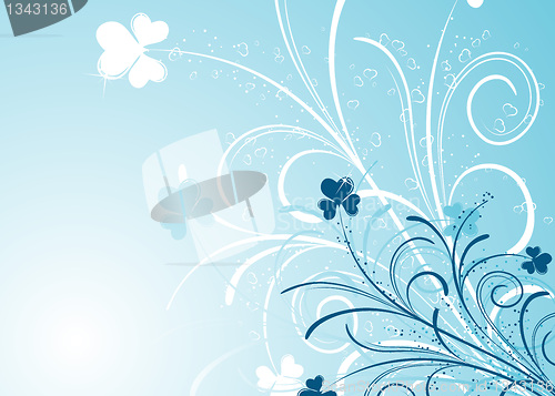 Image of Foral background, vector