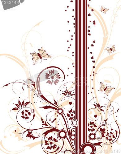 Image of Abstract floral background