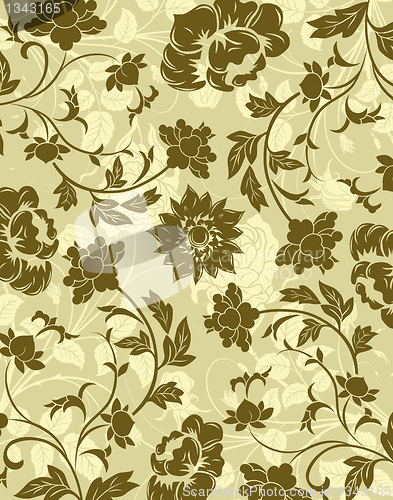 Image of Abstract floral pattern