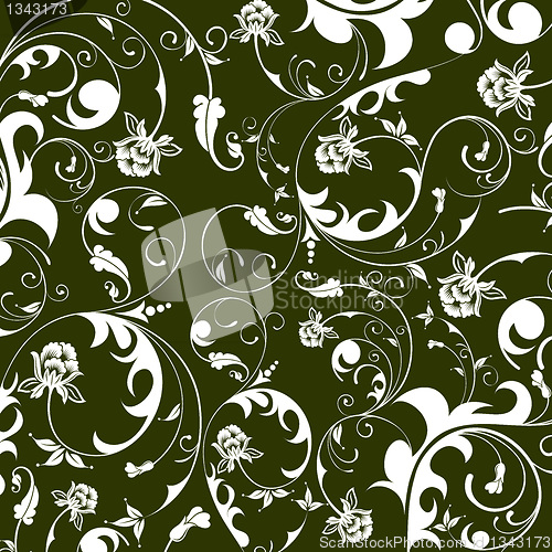 Image of Abstract floral pattern