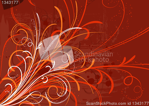 Image of Abstract floral chaos