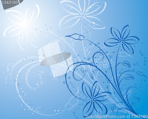 Image of Floral background, vector