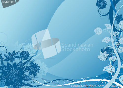 Image of Foral background, vector