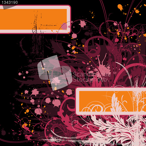 Image of Abstract floral chaos