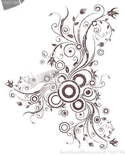 Image of Abstract floral chaos
