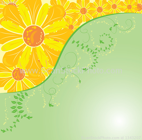 Image of Background flower, elements for design