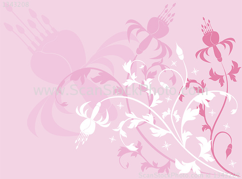 Image of Background flower, vector