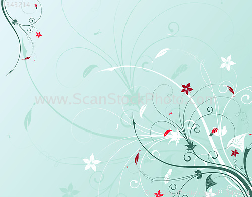 Image of Abstract flower background