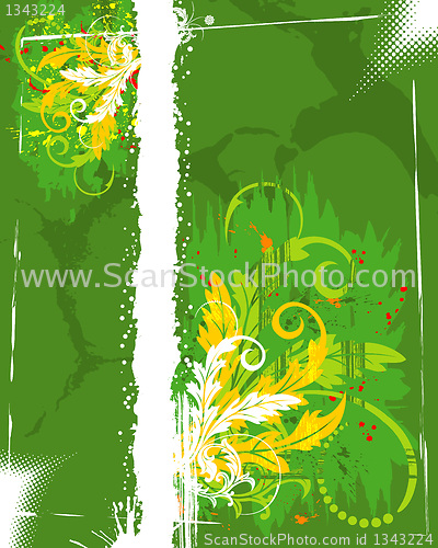 Image of Abstract floral chaos