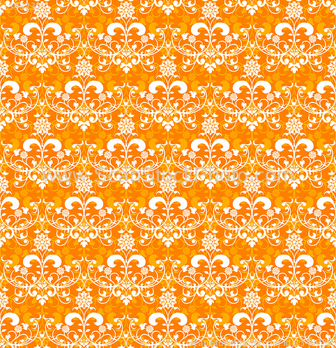 Image of Floral seamless pattern, vector