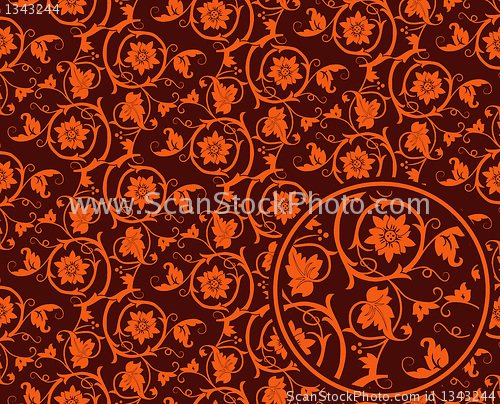 Image of Floral pattern, vector