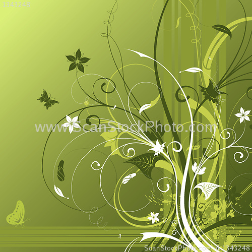 Image of Abstract flower background