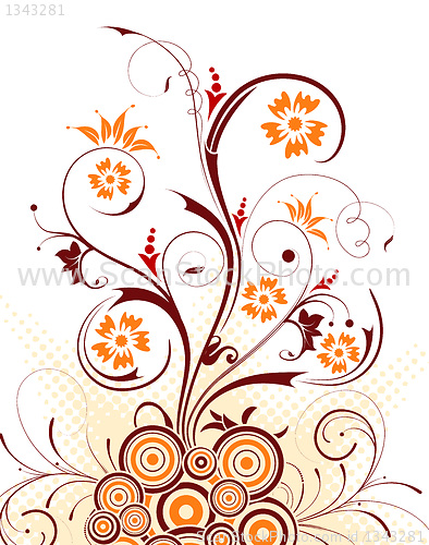 Image of Abstract floral chaos