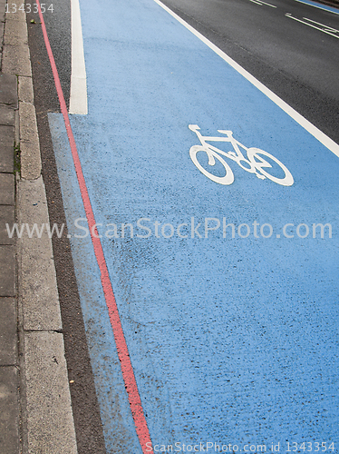 Image of Bike lane sign