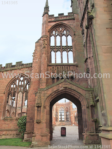 Image of Coventry Cathedral ruins