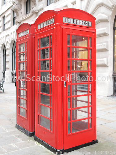 Image of London telephone box
