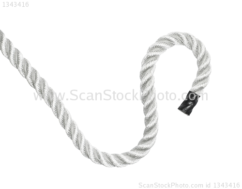 Image of Curvy rope isolated