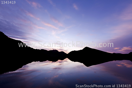 Image of Lake silhouette