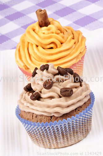 Image of Two fancy cupcakes