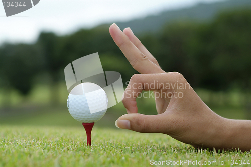 Image of Tee off