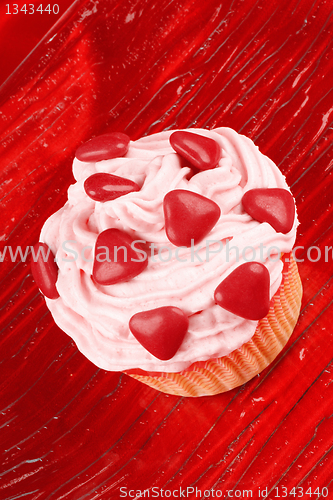 Image of Fancy Valentine's day cupcake