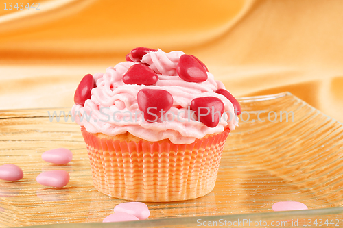 Image of Fancy Valentine's day cupcake