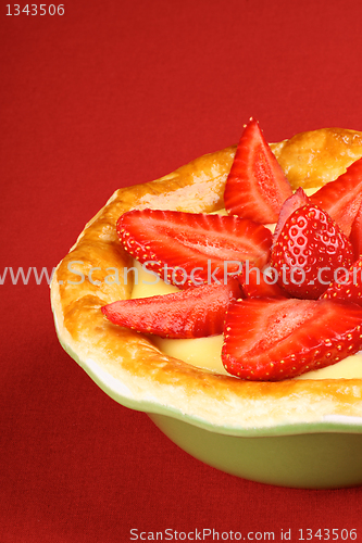 Image of Strawberry and custard tart