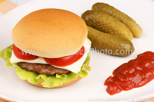 Image of Mini cheese burger