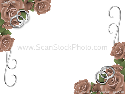 Image of Wedding background, invitation card